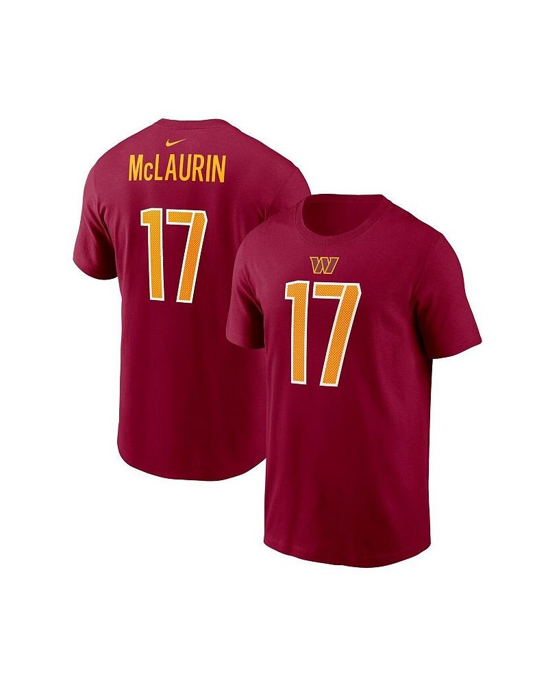 Men's Terry McLaurin Burgundy Washington Commanders Player Name and Number T-shirt $26.99 T-Shirts