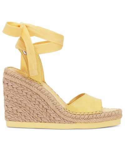 Women's Bendsen Ankle Wrap Wedge Sandals PD04 $42.00 Shoes