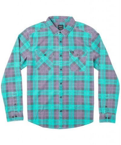 Men's Long Sleeves Panhandle Flannel Shirt Multi $30.53 Shirts