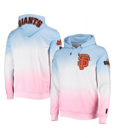 Men's Blue, Pink San Francisco Giants Ombre Pullover Hoodie $45.60 Sweatshirt