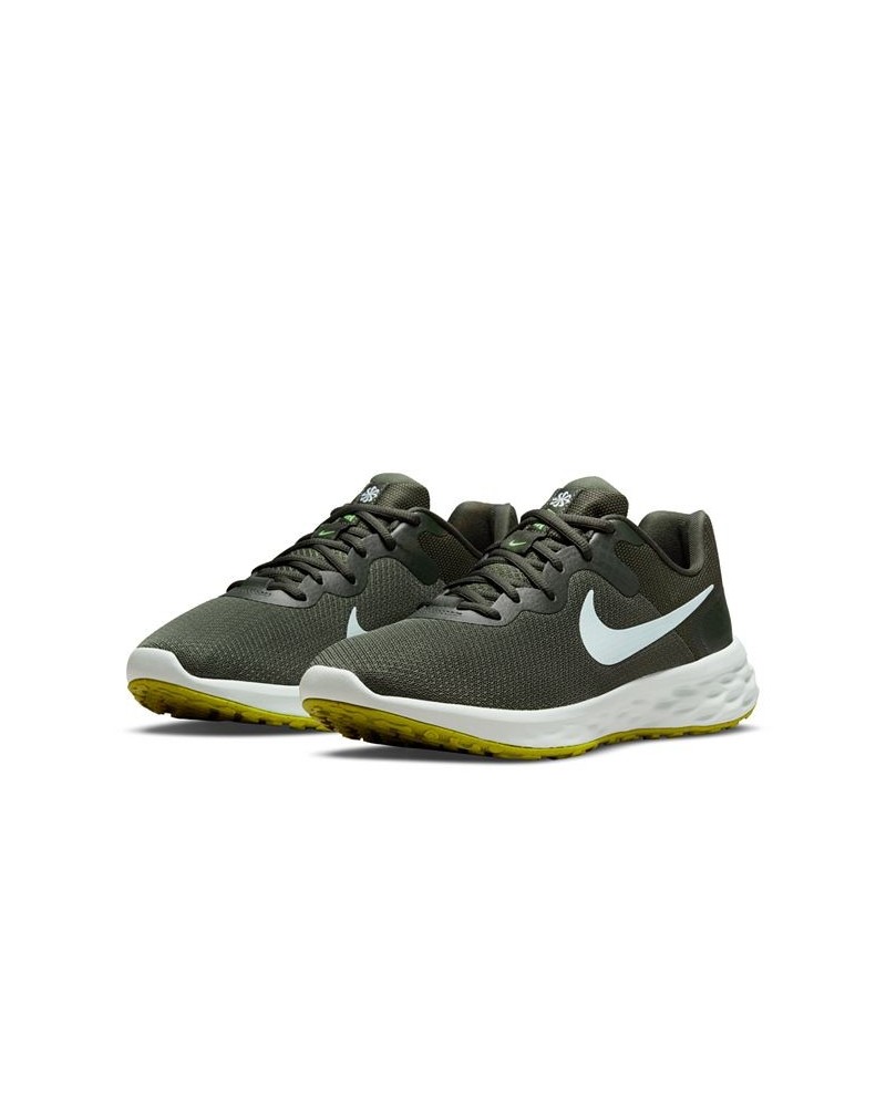 Men's Revolution 6 Next Nature Running Sneakers Green $37.60 Shoes