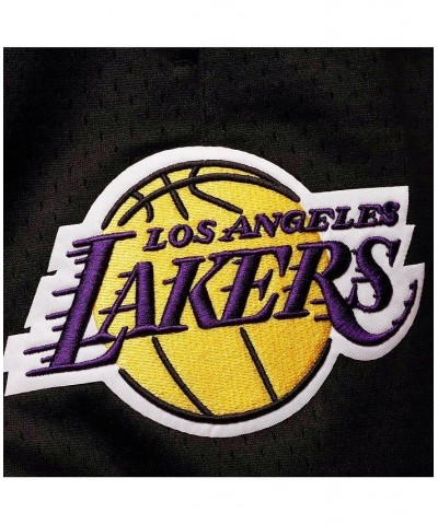 Men's Black Los Angeles Lakers Mesh Capsule Shorts $36.39 Shorts