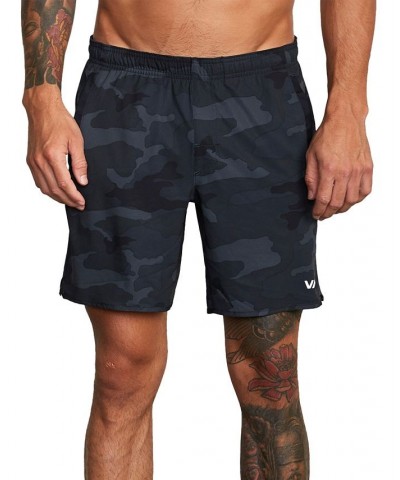 Men's Active Performance Yogger IV 17" Shorts with an Elastic Waistband Camo $27.72 Shorts