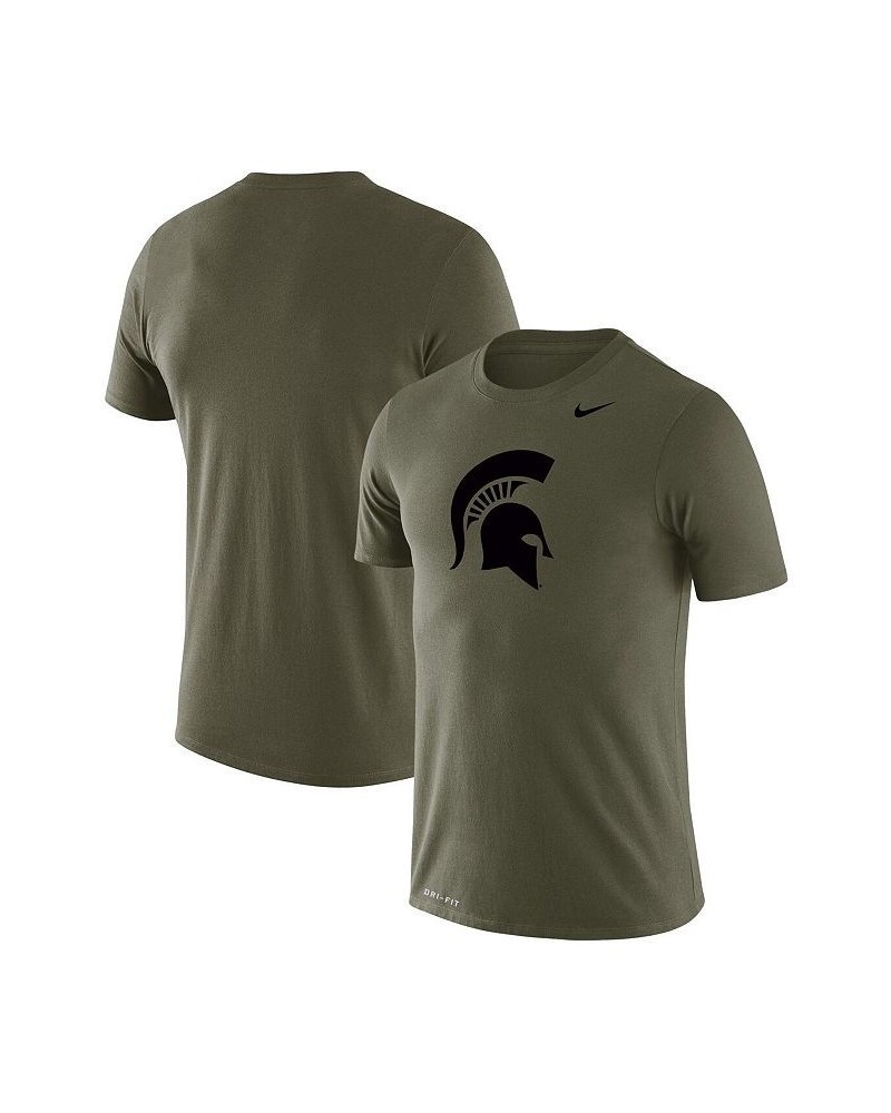 Men's Olive Michigan State Spartans Tonal Logo Legend Performance T-shirt $20.00 T-Shirts