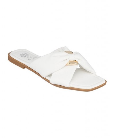 Women's Perri Slide Sandals White $30.59 Shoes