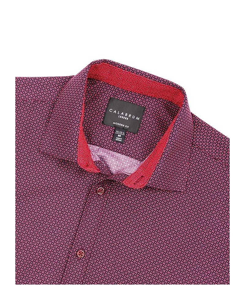 Men's Regular Fit Performance Wrinkle Free Dress Shirt PD06 $11.52 Dress Shirts