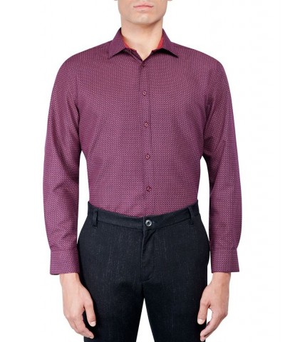 Men's Regular Fit Performance Wrinkle Free Dress Shirt PD06 $11.52 Dress Shirts