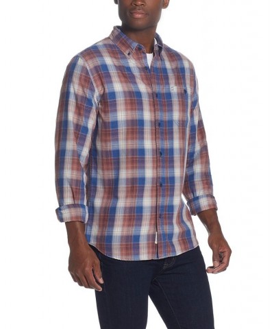 Men's Weathered Flannel Long Sleeves Shirt Cedarwood $10.73 Shirts