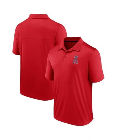 Men's Branded Red Los Angeles Angels Hands Down Polo Shirt $32.39 Polo Shirts