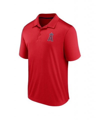 Men's Branded Red Los Angeles Angels Hands Down Polo Shirt $32.39 Polo Shirts