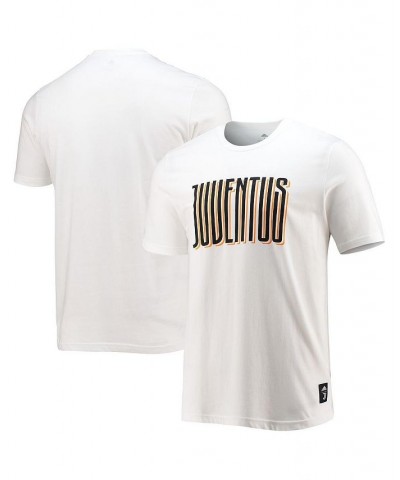 Men's White Juventus Street Graphic T-shirt $21.19 T-Shirts