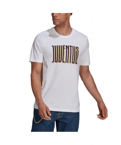 Men's White Juventus Street Graphic T-shirt $21.19 T-Shirts