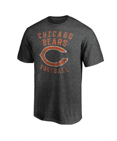 Men's Heathered Charcoal Chicago Bears Showtime Logo T-shirt $20.79 T-Shirts