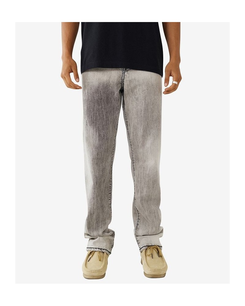 Men's Ricky Flap Super T Straight Jeans Gray $49.04 Jeans