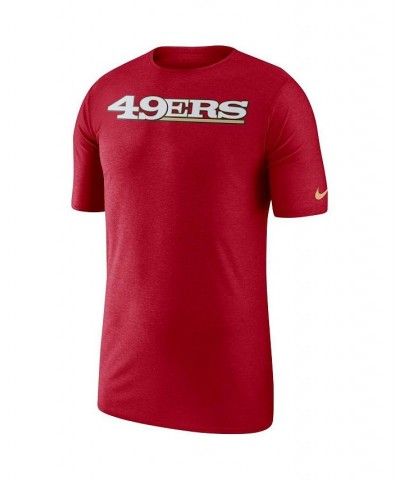 Men's Scarlet San Francisco 49ers Sideline Player T-shirt $31.89 T-Shirts