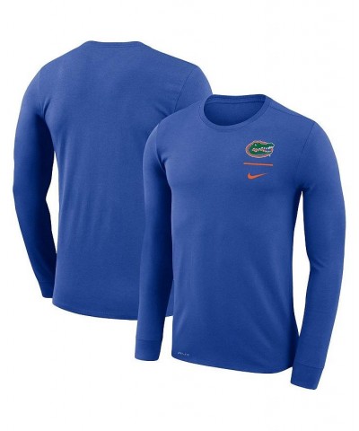 Men's Royal Florida Gators Logo Stack Legend Performance Long Sleeve T-shirt $23.10 T-Shirts