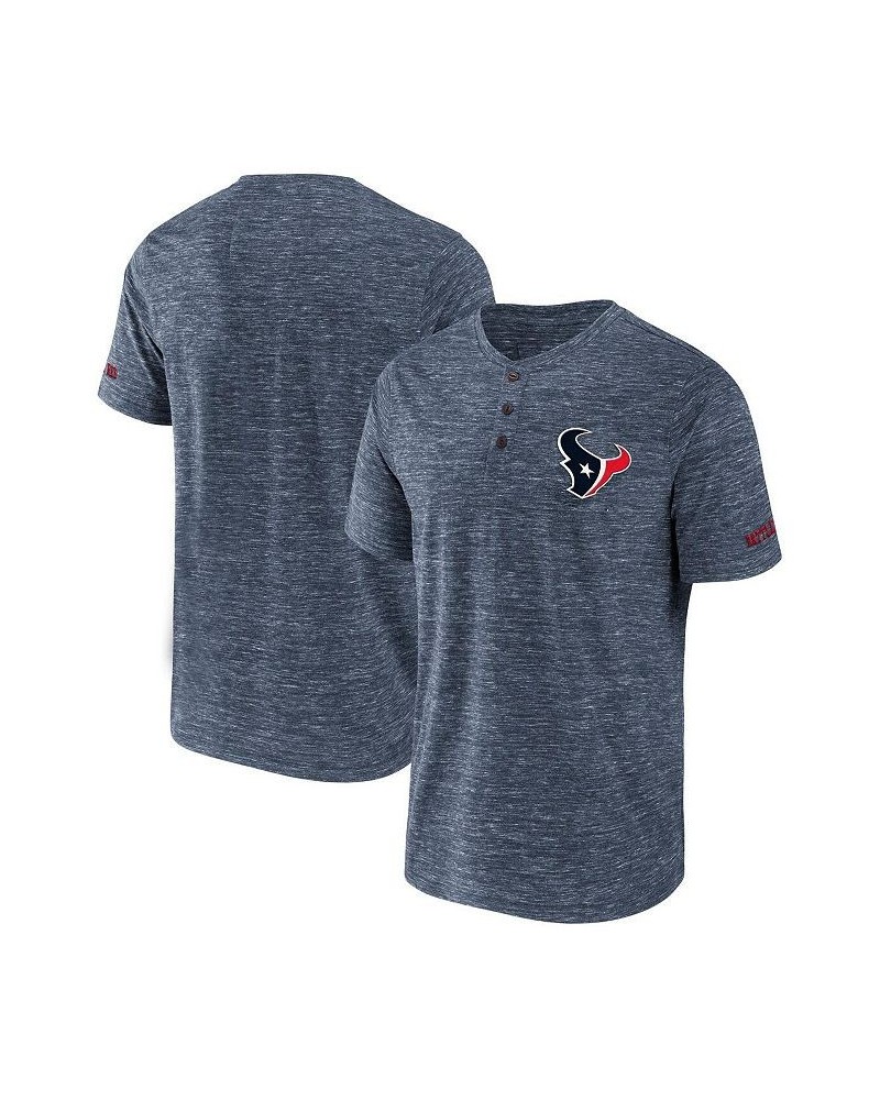 Men's NFL x Darius Rucker Collection by Navy Houston Texans Slub Henley T-shirt $19.36 T-Shirts