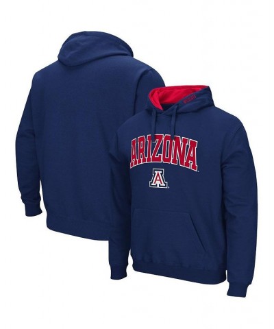 Men's Navy Arizona Wildcats Arch Logo 3.0 Pullover Hoodie $26.78 Sweatshirt