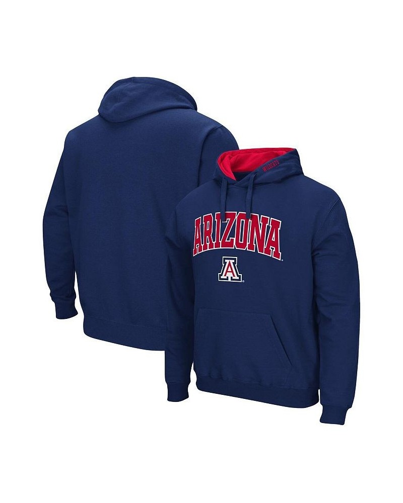 Men's Navy Arizona Wildcats Arch Logo 3.0 Pullover Hoodie $26.78 Sweatshirt