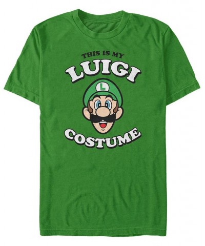 Nintendo Men's Super Mario Luigi Halloween Costume Short Sleeve T-Shirt Green $19.59 T-Shirts