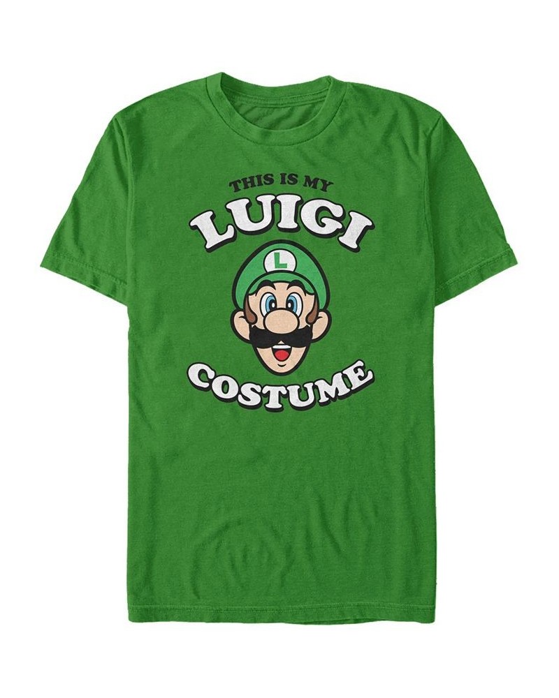 Nintendo Men's Super Mario Luigi Halloween Costume Short Sleeve T-Shirt Green $19.59 T-Shirts