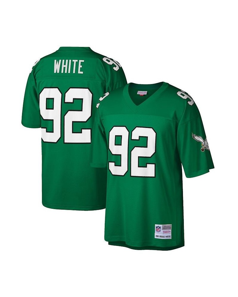 Men's Reggie White Kelly Green Philadelphia Eagles Big and Tall 1990 Retired Player Replica Jersey $64.60 Jersey