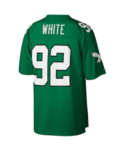 Men's Reggie White Kelly Green Philadelphia Eagles Big and Tall 1990 Retired Player Replica Jersey $64.60 Jersey