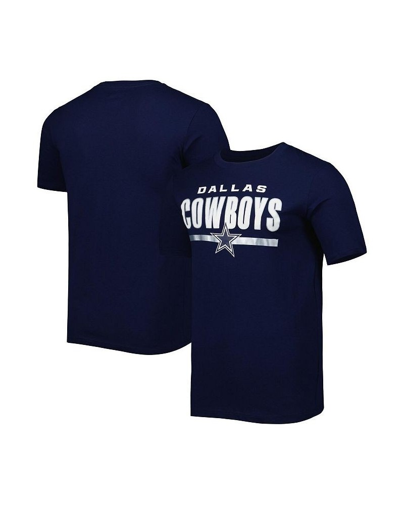 Men's Branded Navy Dallas Cowboys Speed & Agility T-shirt $19.60 T-Shirts