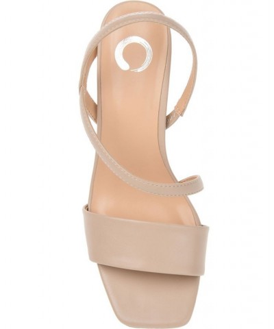 Women's Lirryc Strappy Sandals Tan/Beige $36.90 Shoes