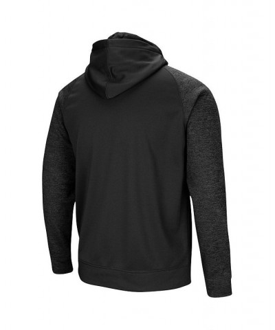 Men's Black Washington State Cougars Blackout 3.0 Tonal Raglan Full-Zip Hoodie $39.74 Sweatshirt