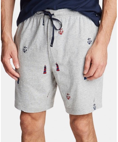 Men's Printed Cotton Pajama Shorts PD03 $14.10 Pajama