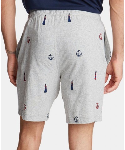 Men's Printed Cotton Pajama Shorts PD03 $14.10 Pajama