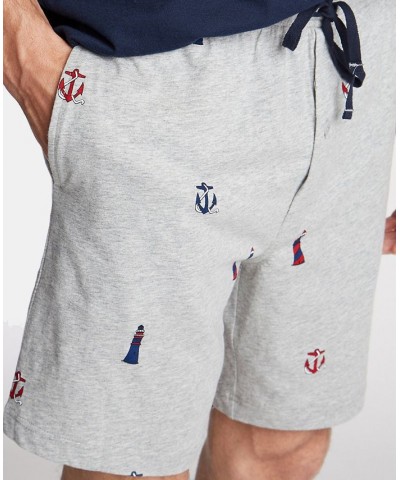 Men's Printed Cotton Pajama Shorts PD03 $14.10 Pajama