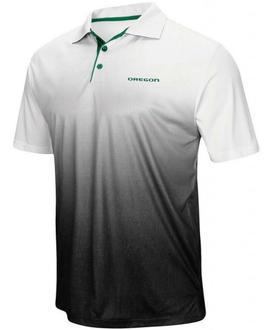 Men's Gray Oregon Ducks Wordmark Magic Polo Shirt $21.19 Polo Shirts