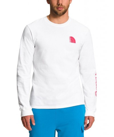 Men's Coordinates Crewneck Logo Shirt White $24.75 T-Shirts