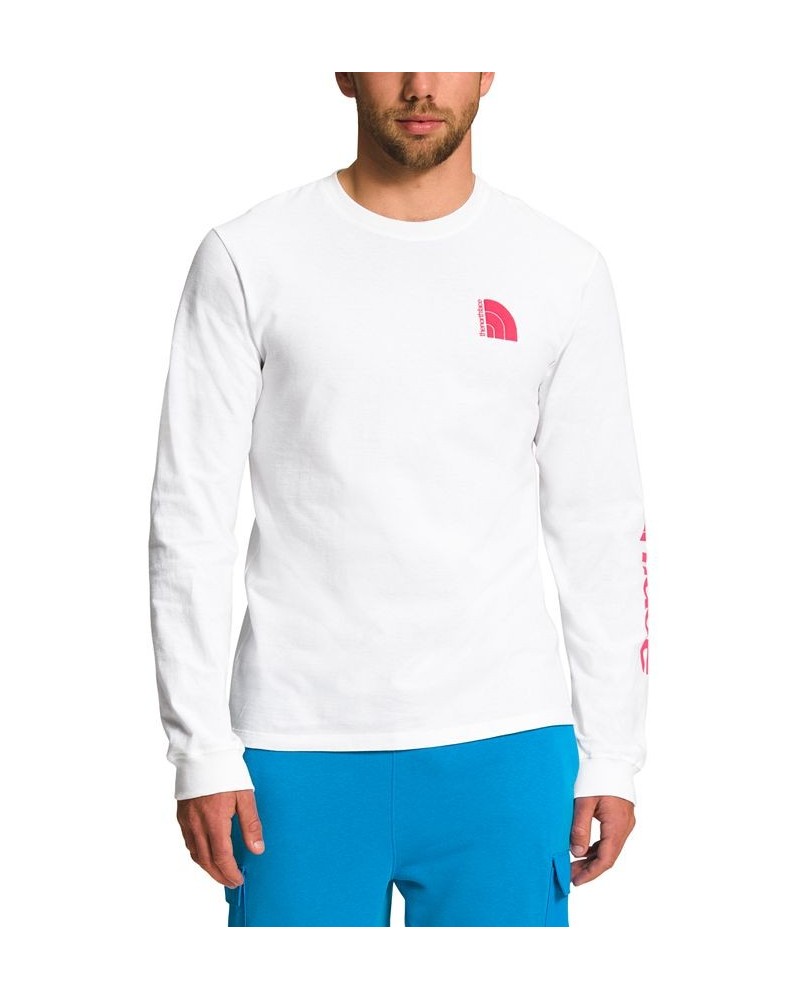 Men's Coordinates Crewneck Logo Shirt White $24.75 T-Shirts