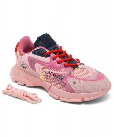 Women's L003 Neo Textile Casual Sneakers Pink $52.20 Shoes