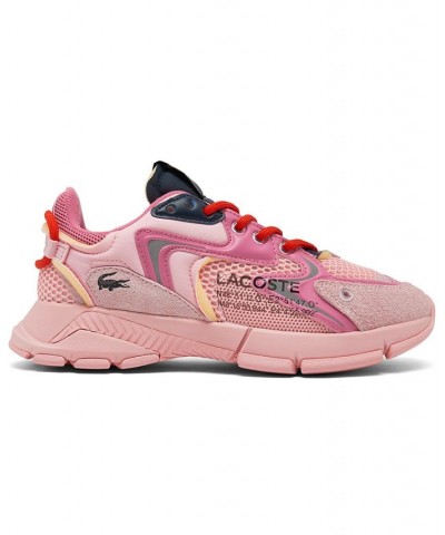 Women's L003 Neo Textile Casual Sneakers Pink $52.20 Shoes