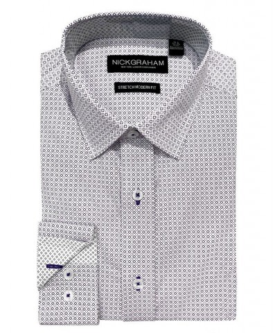 Men's Modern Fit Dress Shirt Purple $19.62 Dress Shirts