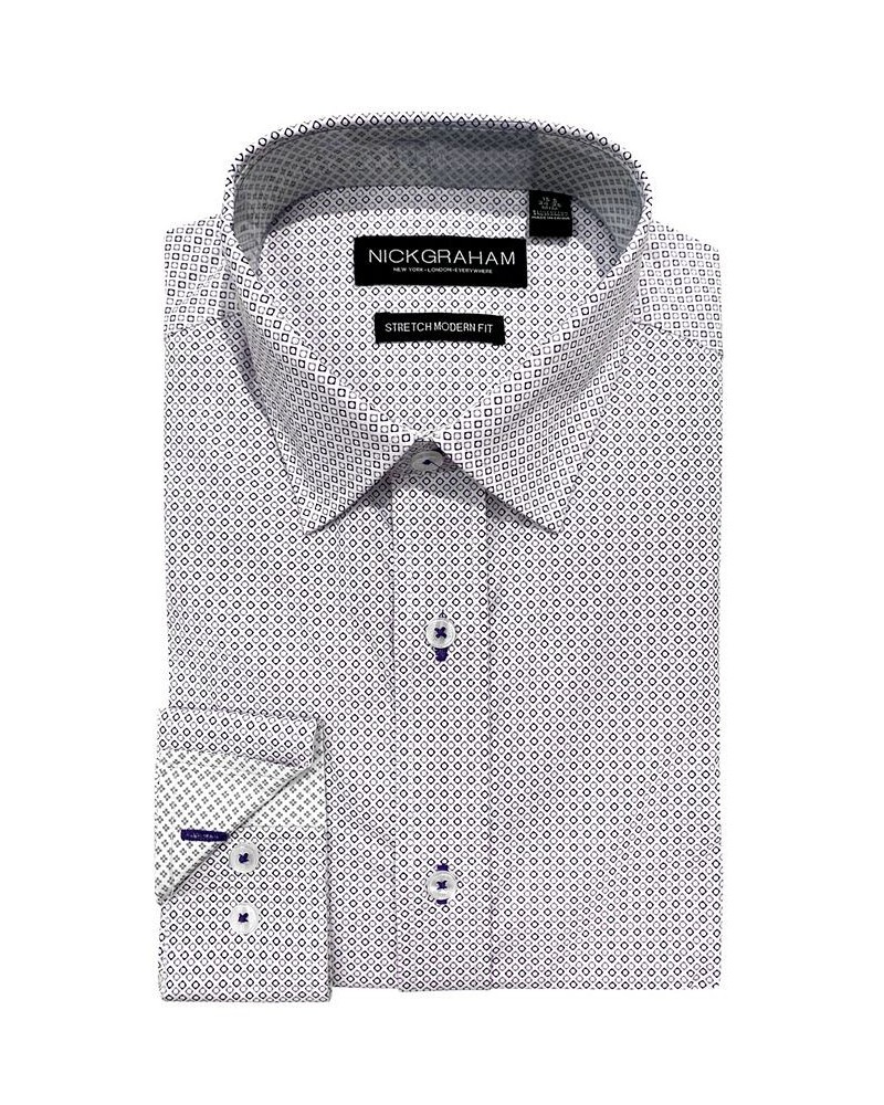 Men's Modern Fit Dress Shirt Purple $19.62 Dress Shirts