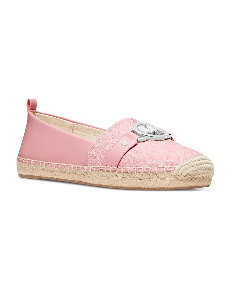 Women's Rory Slip-On Espadrille Flats Pink $58.05 Shoes