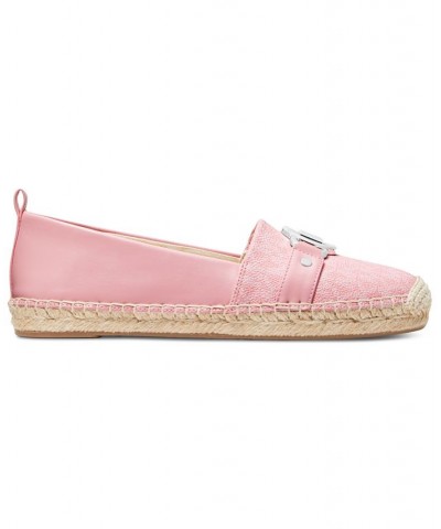 Women's Rory Slip-On Espadrille Flats Pink $58.05 Shoes