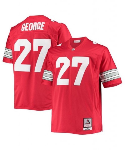 Men's Eddie George Scarlet Ohio State Buckeyes Big and Tall Legacy Alumni Jersey $94.00 Jersey