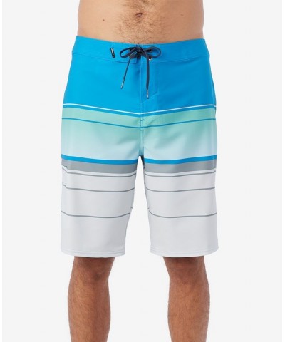 Men's Hyper Freak Heat Stripe 21" Board Shorts Multi $34.45 Swimsuits