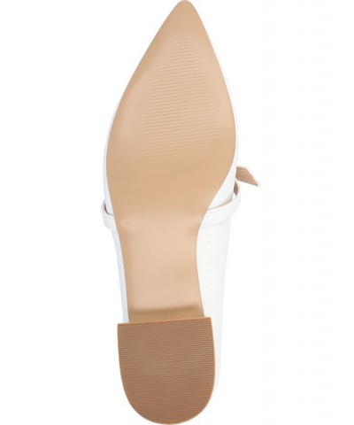 Women's Cait Flat White $48.59 Shoes