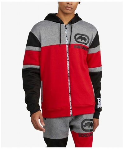 Men's Big and Tall Juggernaut Full-Zip Hoodie Red $37.84 Sweatshirt