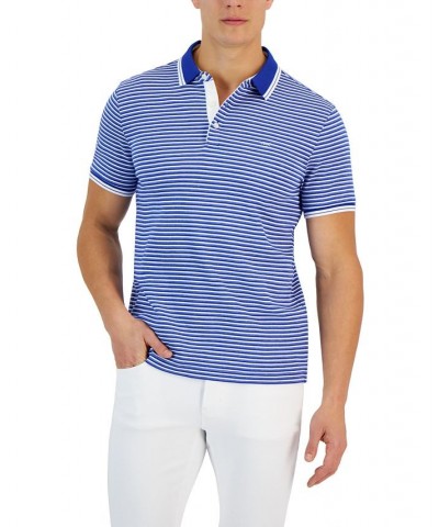 Men's Greenwich Modern-Fit Stripe Polo Shirt PD02 $43.20 Polo Shirts