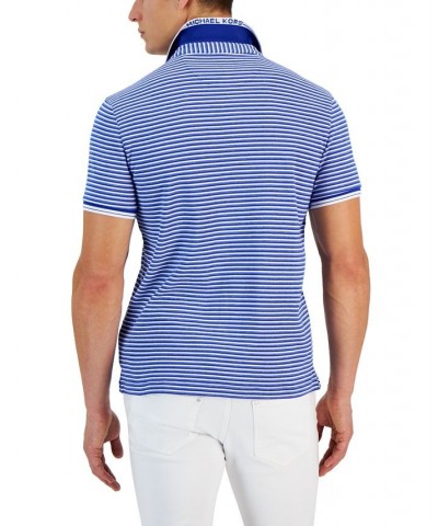 Men's Greenwich Modern-Fit Stripe Polo Shirt PD02 $43.20 Polo Shirts