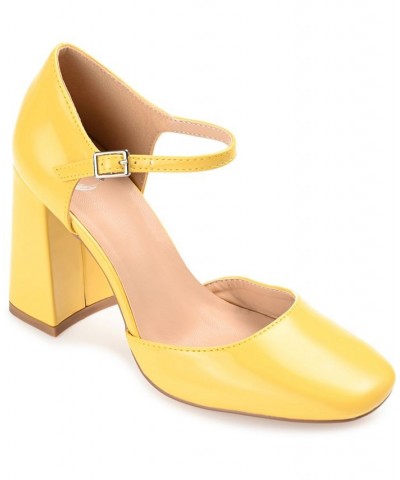 Women's Hesster Heels Yellow $48.00 Shoes