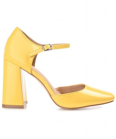 Women's Hesster Heels Yellow $48.00 Shoes